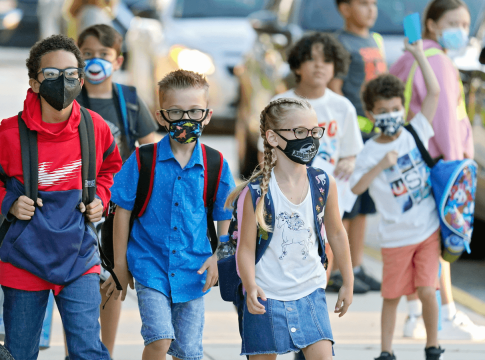 Masks may not be needed for children in communities with high vaccination and low case rates.