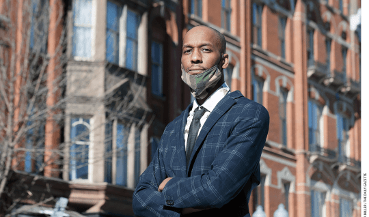 Re’Shawn Rogers, a 2012 graduate of Eastern Michigan University, is working to open a new charter school, Destine Prep, in Schenectady, New York.