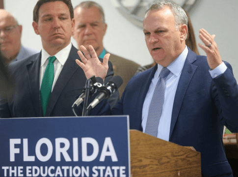 Education Commissioner Richard Corcoran championed Hope Scholarships for students harassed over schools’ masking policies.