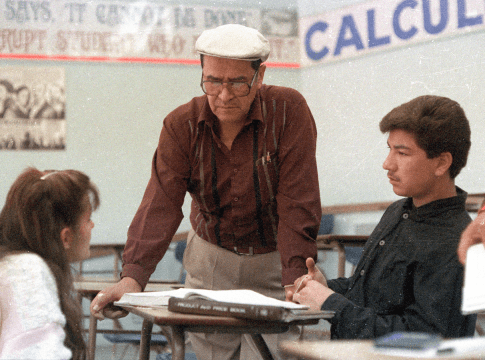 Jaime Escalante was the star math teacher at James A. Garfield High School in East Los Angeles.